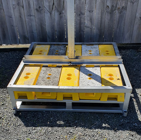 Solar camera pallet base